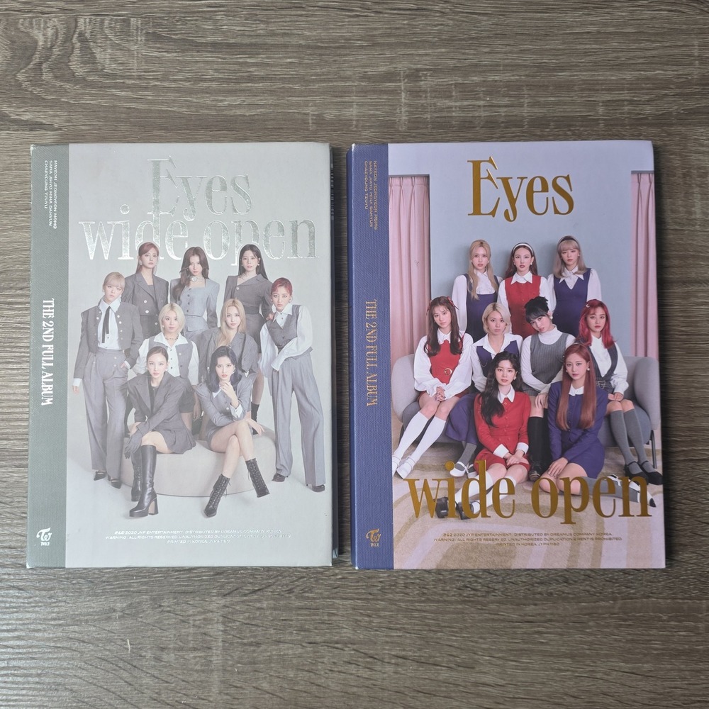 Twice Eyes Wide Open 2nd Full Album Style & Retro Version CD Set Tzuyu Nayeon
